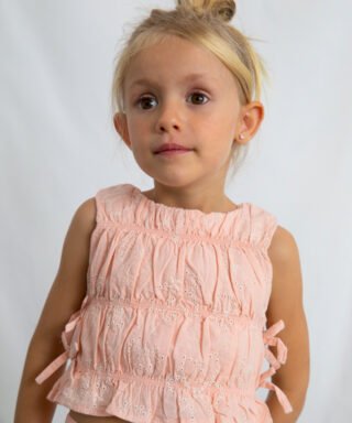 Conjunto de top y pantalón SALMÓN 9 26 03592 077 L 2Carla Lozano armario de macarena penaranda