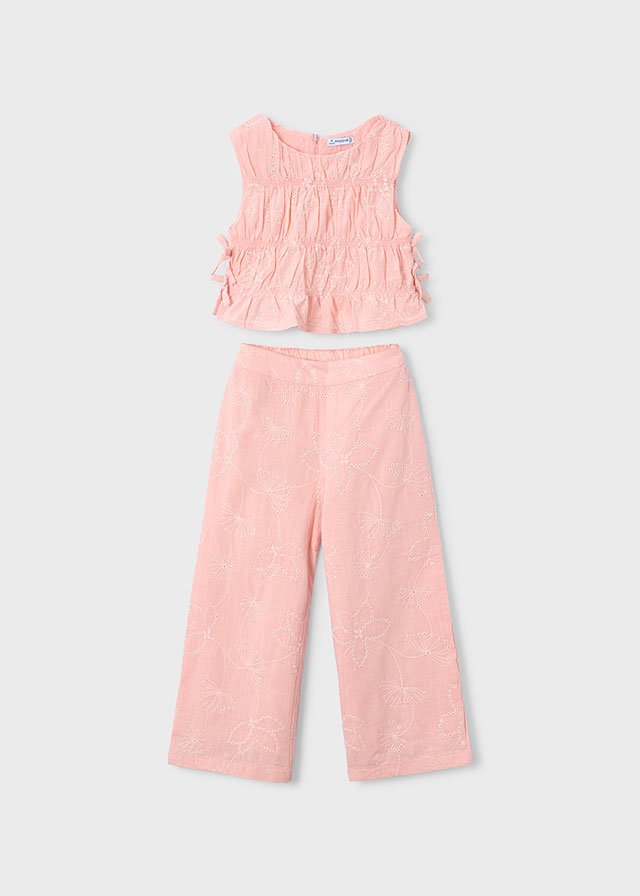 Conjunto de top y pantalón SALMÓN 6 Conjunto de top y pantalón SALMÓN - Imagen 4