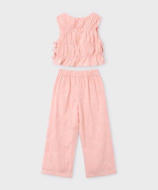 Conjunto de top y pantalón SALMÓN 13 26 03592 077 L 5Carla Lozano armario de macarena penaranda