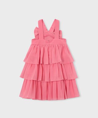 Vestido de bambula con volantes CORAL 9 26 03912 065 L 5