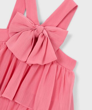 Vestido de bambula con volantes CORAL 8 26 03912 065 L 6