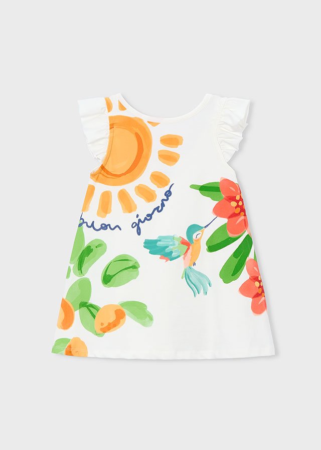 Vestido primavera BLANCO 5 Vestido primavera BLANCO - Imagen 3