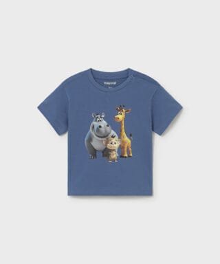 Camiseta m/c con animales AZULÓN