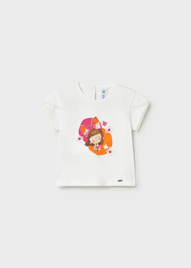 Camiseta m/c con muñeca BLANCO 3 Camiseta m/c con muñeca BLANCO
