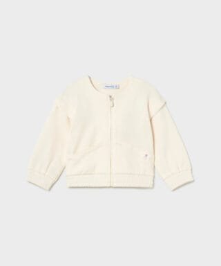Sudadera con cremallera CRUDO