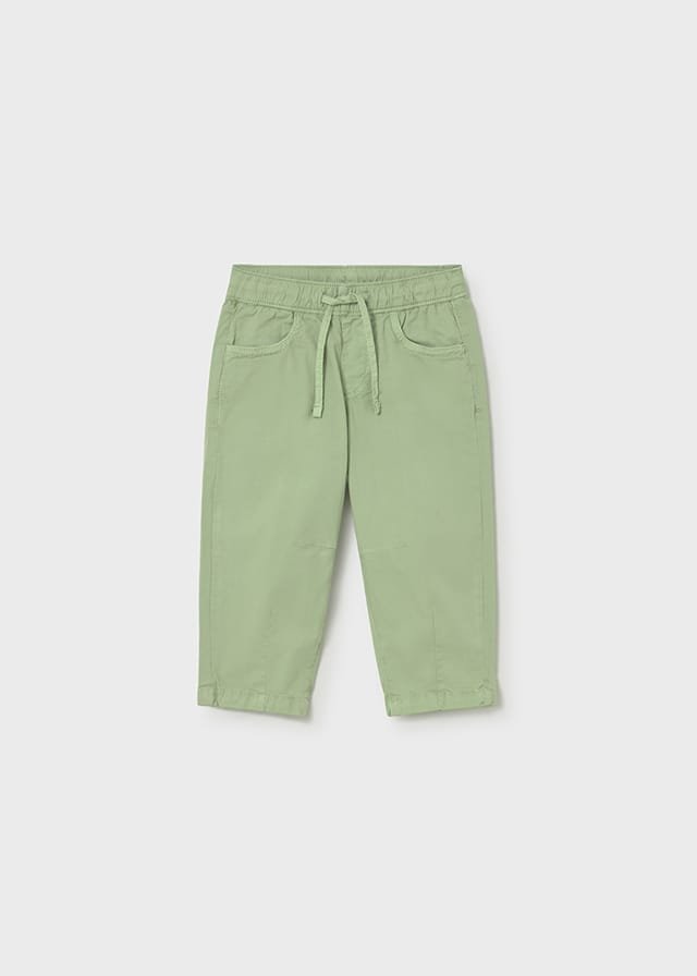 Pantalón largo recto tipo jogger VERDE MATCHA 3 Pantalón largo recto tipo jogger VERDE MATCHA