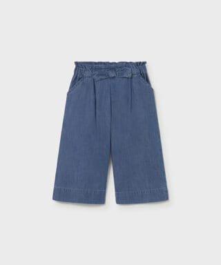 Pantalón vaquero fluido de campana OSCURO