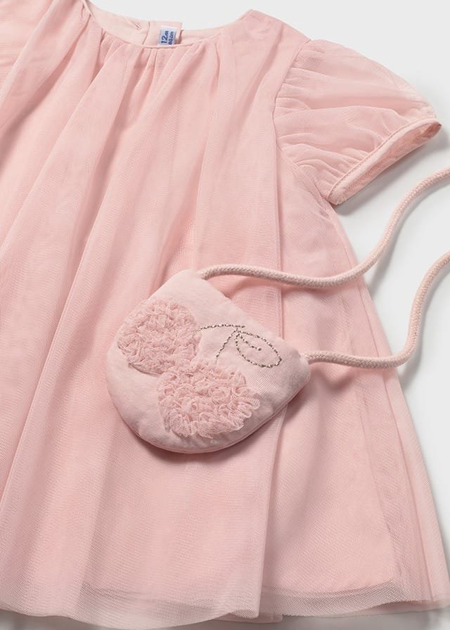 Vestido de tul con bolso ROSA 7 Vestido de tul con bolso ROSA - Imagen 5