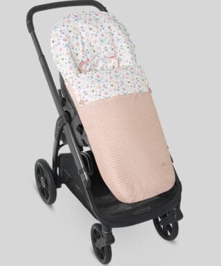 Saco de silla universal Col. Florea ROSA EMPOLVADO