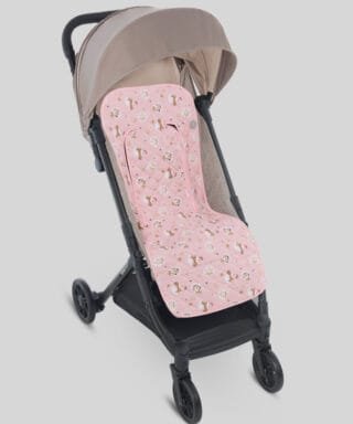 Colchoneta de silla universal reversilble con animales ROSA