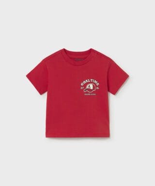 Camiseta m/c fútbol ROJO