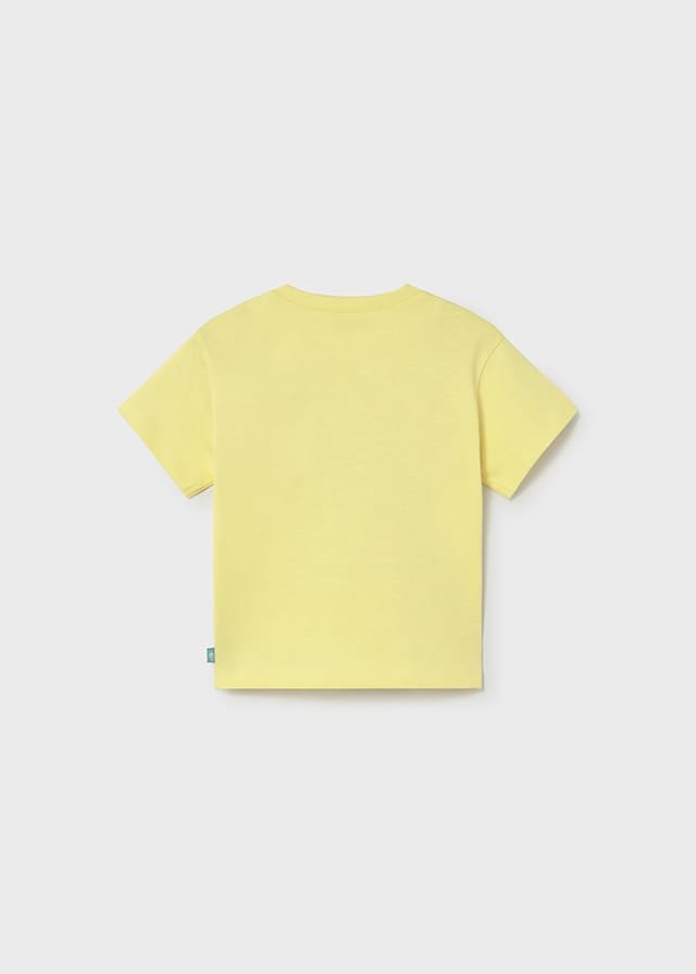 Camiseta m/c con cocodrilo AMARILLO 5 Camiseta m/c con cocodrilo AMARILLO - Imagen 3