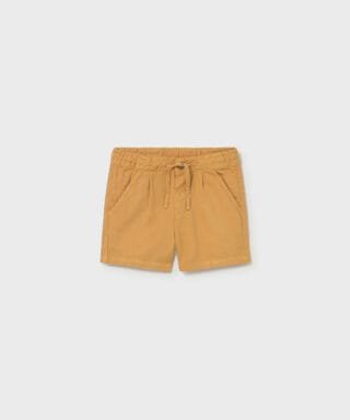Bermuda de lino AMARILLO