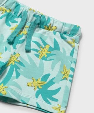 Pantalón corto con cocodrilos TURQUESA 6 26 01224 089 L 6Carla Lozano armario de macarena penarandaCarla Lozano armario de macarena penaranda mayoral
