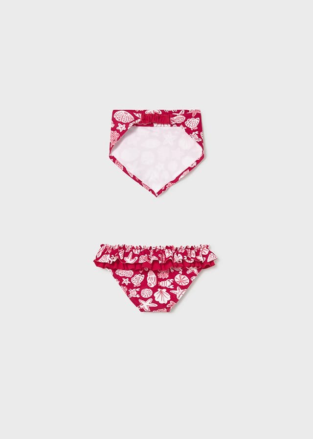 Braguita con pañuelo estamapado de mar ROJO 5 Braguita con pañuelo estamapado de mar ROJO - Imagen 3