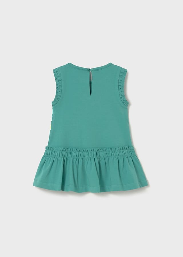 Vestido con mariposas VERDE 5 Vestido con mariposas VERDE - Imagen 3