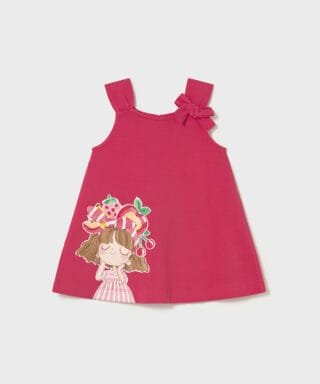 Vestido con muñeca FUCSIA