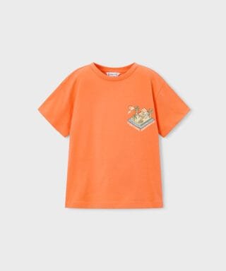 Camiseta m/c con dibujo ´Playmobil´ NARANJA 8 26 03078 071 L 4Carla Lozano armario de macarena penarandaCarla Lozano armario de macarena penaranda mayoral
