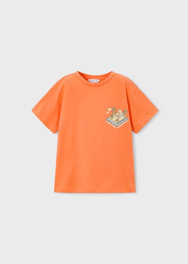 Camiseta m/c con dibujo ´Playmobil´ NARANJA 4 Camiseta m/c con dibujo ´Playmobil´ NARANJA - Imagen 3