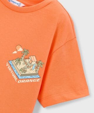 Camiseta m/c con dibujo ´Playmobil´ NARANJA 9 26 03078 071 L 6Carla Lozano armario de macarena penarandaCarla Lozano armario de macarena penaranda mayoral