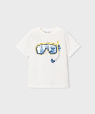 Camiseta m/c con gafas de buceo BLANCO 7 26 03081 010 L 4Carla Lozano armario de macarena penarandaCarla Lozano armario de macarena penaranda mayoral