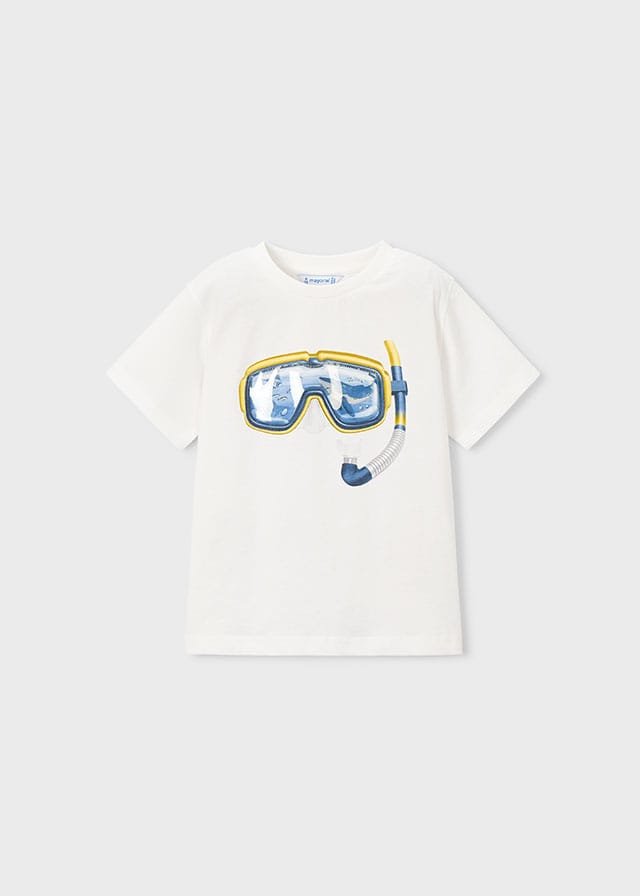 Camiseta m/c con gafas de buceo BLANCO 4 Camiseta m/c con gafas de buceo BLANCO - Imagen 2