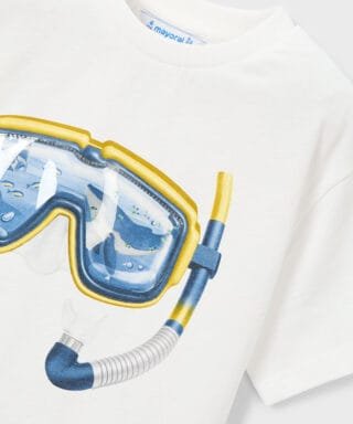 Camiseta m/c con gafas de buceo BLANCO 8 26 03081 010 L 6Carla Lozano armario de macarena penarandaCarla Lozano armario de macarena penaranda mayoral