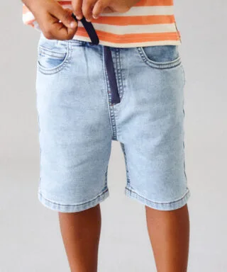 Pantalón corto VAQUERO CLARO