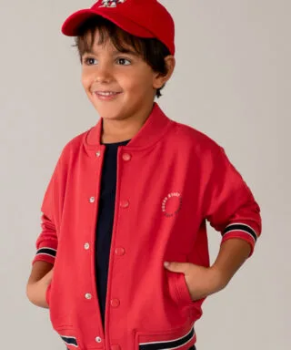 Chaqueta tipo bomber ROJO