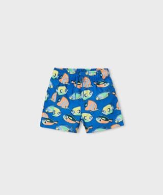 Bañador bermuda con peces AZUL