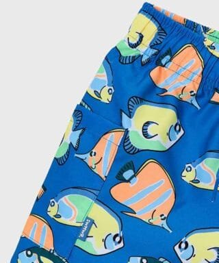 Bañador bermuda con peces AZUL - Imagen 2