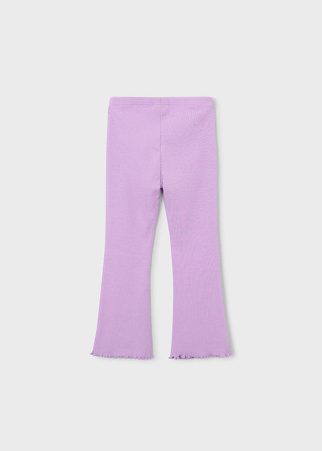 Pantalón de canalé acampanado LILA 5 Pantalón de canalé acampanado LILA - Imagen 3