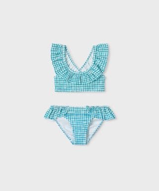 Bikini de cuadro vichy AZULÓN