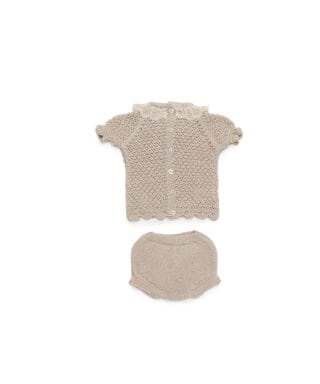 Conjunto de 2 piezas de punto BEIGE 5 26059 BCarla Lozano armario de macarena penaranda salamanca primerapuesta