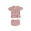 Conjunto de 2 piezas de punto ROSA MAQUILLAJE 2 26064Carla Lozano armario de macarena penaranda salamanca primerapuesta