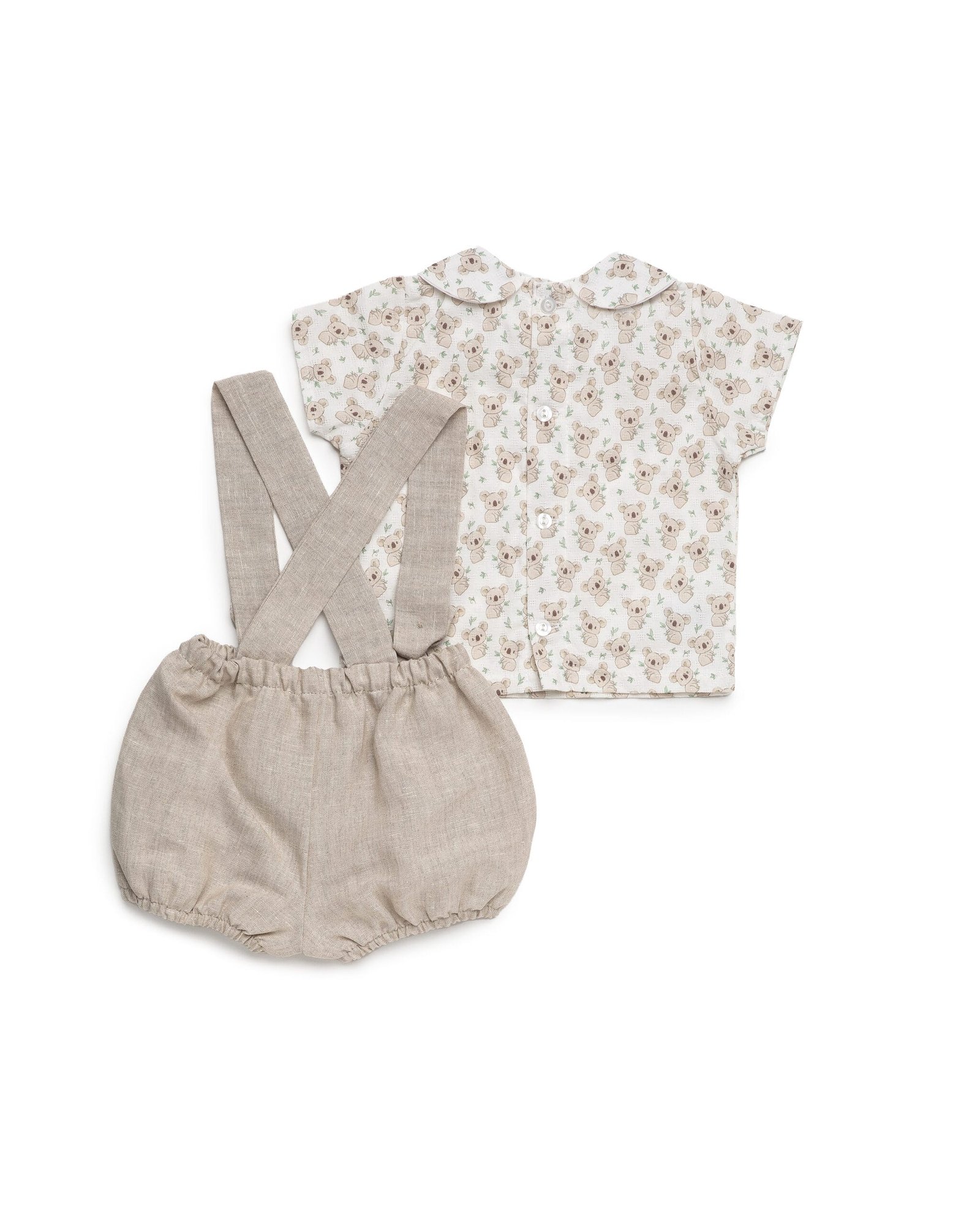 Conjunto de 2 piezas con koalas BEIGE 5 Conjunto de 2 piezas con koalas BEIGE - Imagen 3