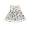 Vestido estampado de flores SALMÓN 1 26142Carla Lozano armario de macarena penaranda salamanca primerapuesta