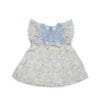 Vestido estampado AZUL 2 26145Carla Lozano armario de macarena penaranda salamanca primerapuesta