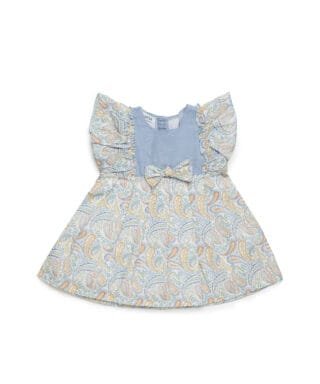 Vestido estampado AZUL