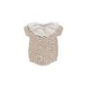 Pelele de punto con cuello de puntilla BEIGE 1 26165Carla Lozano armario de macarena penaranda salamanca primerapuesta