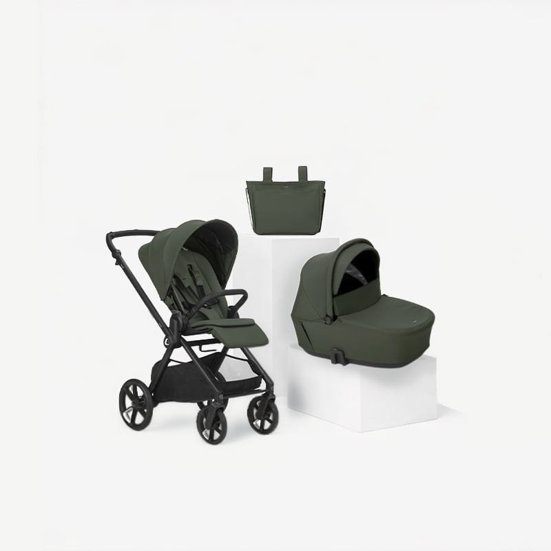 Carrito MUUM + capazo Sleep VERDE BOTELLA 3 Carrito MUUM + capazo Sleep VERDE BOTELLA
