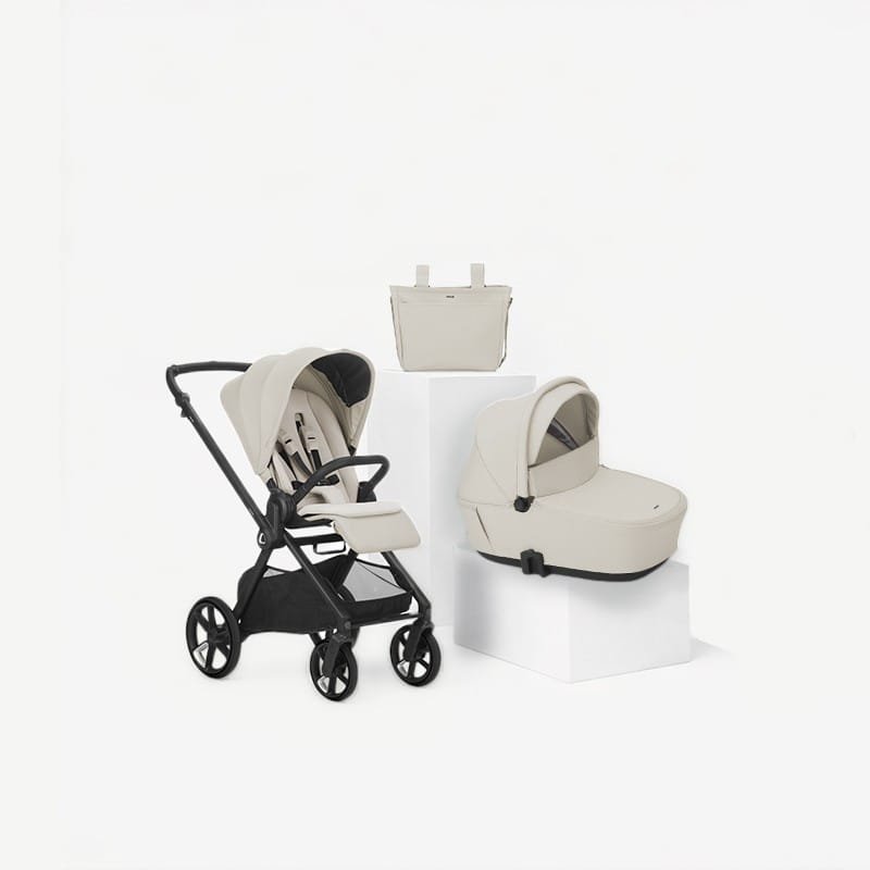 Carrito MUUM + capazo Sleep CRUDO 3 Carrito MUUM + capazo Sleep CRUDO
