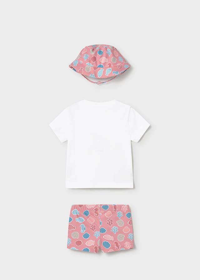 Conjunto de baño 3 piezas con animales de mar SALMÓN 6 Conjunto de baño 3 piezas con animales de mar SALMÓN - Imagen 5