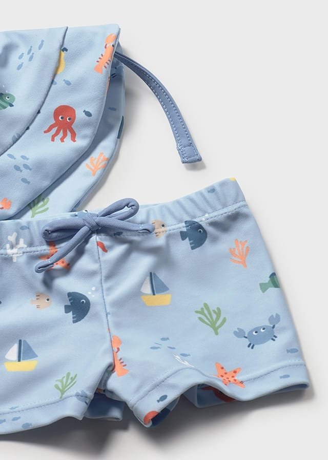 Conjunto de baño 3 piezas con animales de mar AZUL 5 Conjunto de baño 3 piezas con animales de mar AZUL - Imagen 3
