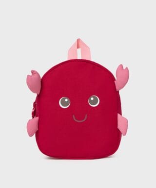 Mochila de cangrejo ROJO Y ROSA