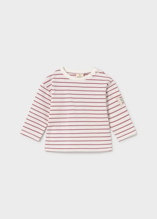 Camiseta m/l de rayas MAGENTA 3 Camiseta m/l de rayas MAGENTA