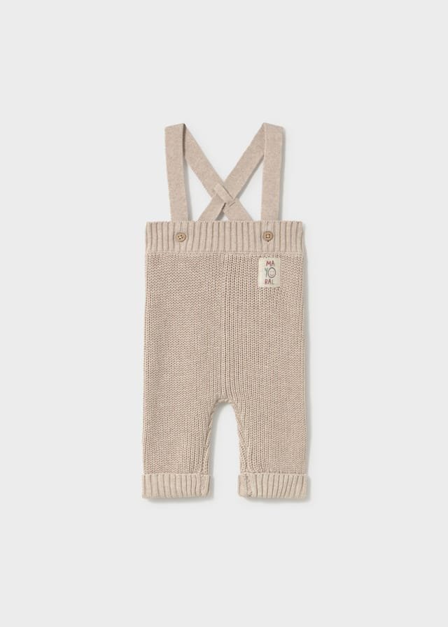 Peto de punto unisex BEIGE 3 Peto de punto unisex BEIGE