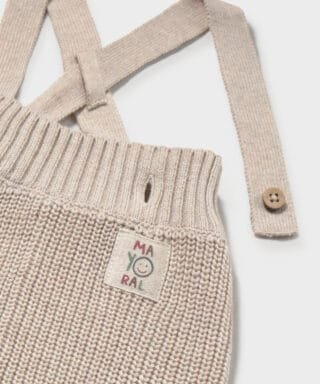 Peto de punto unisex BEIGE 6 Peto de punto unisex BEIGE - Imagen 2