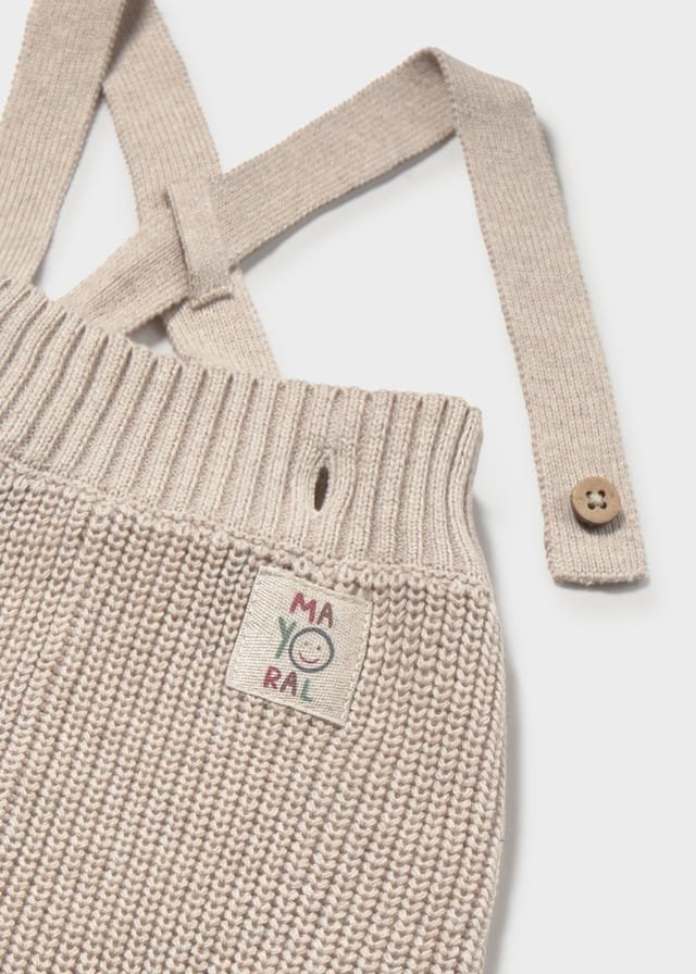 Peto de punto unisex BEIGE 4 Peto de punto unisex BEIGE - Imagen 2