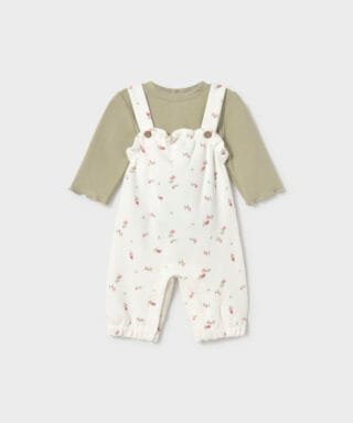 Conjunto de peto y jersey de flores JADE